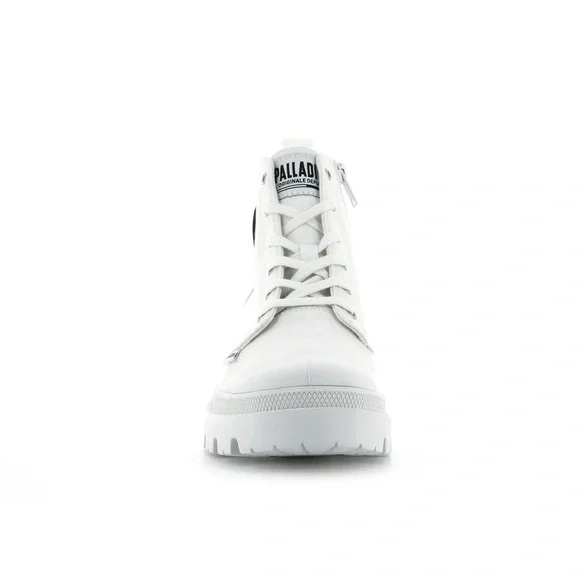 NWT Palladium Pallabase Twill Star White High-Top Boots NWT Size 9 - Picture 4 of 7